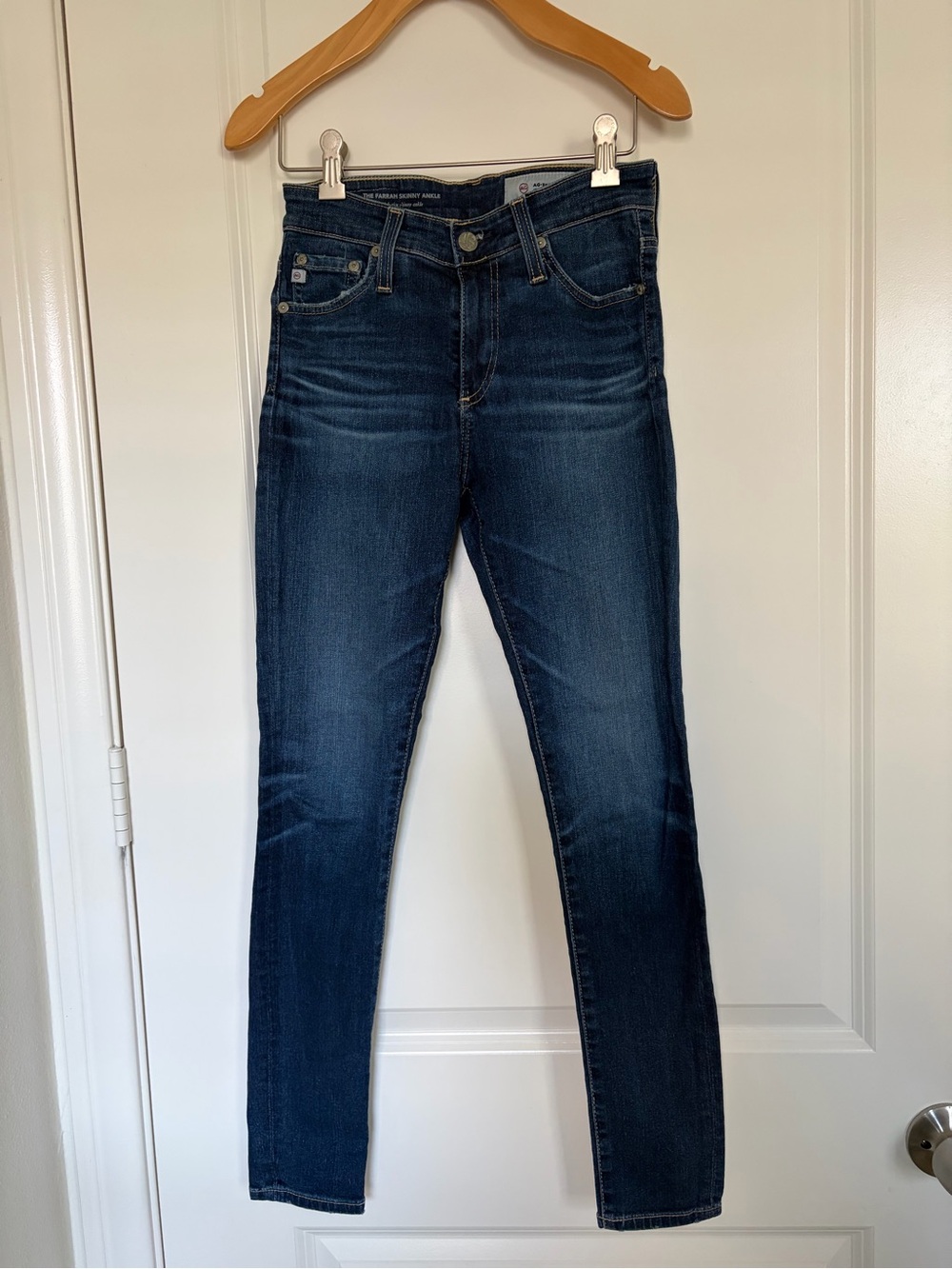 AG Adriano Goldschmied Dark Indigo Skinny Jeans